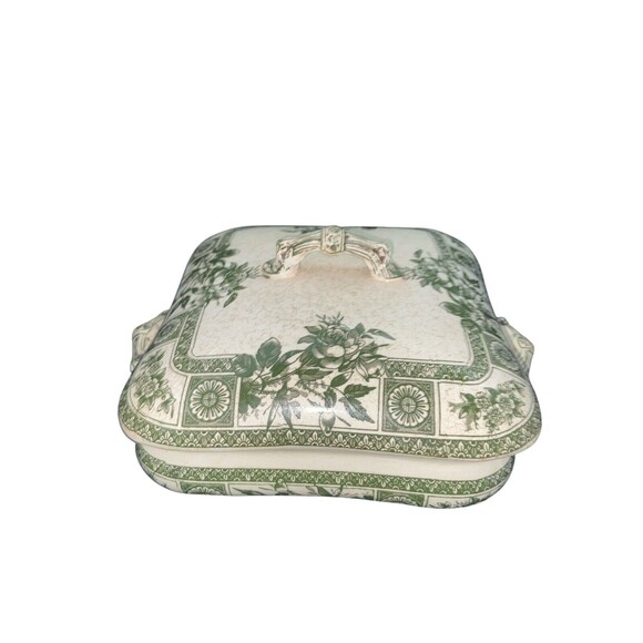 Antique L. Straus & Sons Garfield Pattern Dish with Lid - Picture 1 of 4